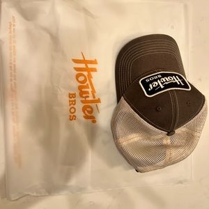 Howler Brothers Logo, mesh, trucker hat, gray, Velcro adjustable size.